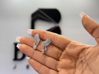 Cluster Fan Lab Diamond Earrings · Multi-Stone with Pear Cut Drops