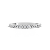 0.17 Ct Round Lab Grown Diamond Micro Prong Eternity Band