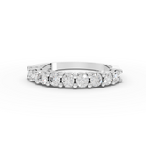 0.70 Ct Round Lab Diamond Shared-Prong Full Etenity Ring