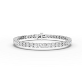 8.27 Ct Round Lab Diamond Tennis Bracelet 3.50 MM Diamond