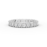 2.23 Ct Round Lab Diamond Shared-Prong Full Etenity Ring