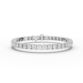 10.29 Ct Round Lab Diamond Tennis Bracelet 4.00 MM Diamond
