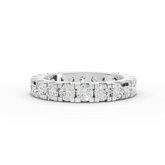 2.57 Ct Round Lab Diamond Bar-Set Full Eternity Ring