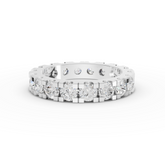 2.89 Ct Round Lab Diamond Bar-Set Full Eternity Band