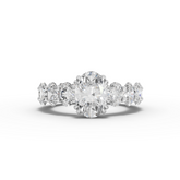 5.49 Ct Oval Prestige Lab Grown Diamond Engagement Ring