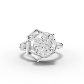 3.00 Ct Round Solitaire Lab Diamond Ring 3.00 Ct Ring
