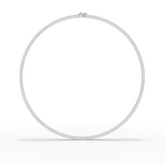 11.55 Ct Classic Round Lab Diamond Tennis Necklace