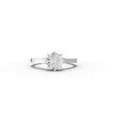 1.00 Ct Six Prong Round Solitaire Engagement Ring