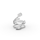 2.45 Ct Multi-Stone Open Wrap Diamond Ring