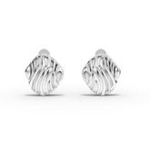 Organic Wave Stud Earrings