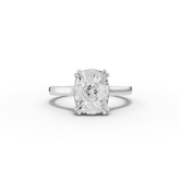 3.00 Ct Cushion Lab Grown Diamond Engagement Ring