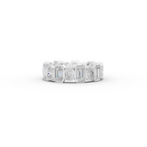 3.51 Ct Mixed Cut Bezel Eternity Lab Grown Diamond Band