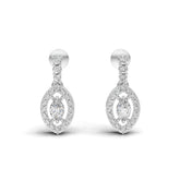 Lab-Grown Diamond Marquise Halo Jewelry Set – Drop Necklace, Drop Earrings & Pavé Ring