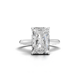 3.00 Ct Radiant Cut Lab Grown Diamond Solitaire Engagement Ring