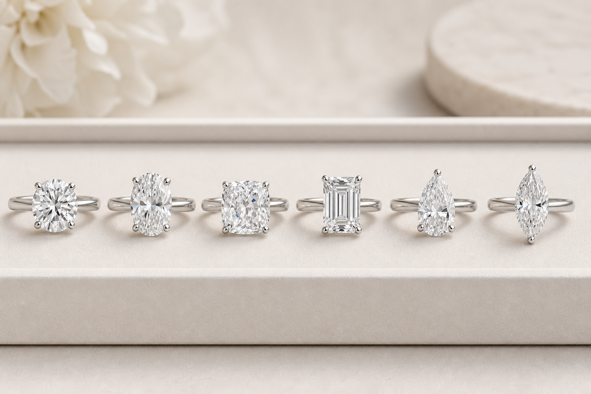 Best Lab Grown Diamond Shapes for Engagement Rings