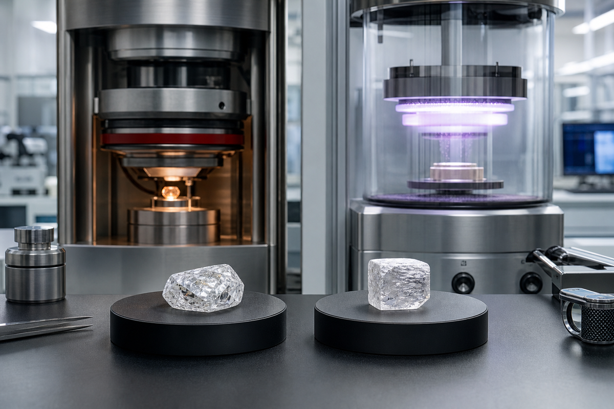 How Lab Grown Diamonds Are Made: HPHT and CVD Explained