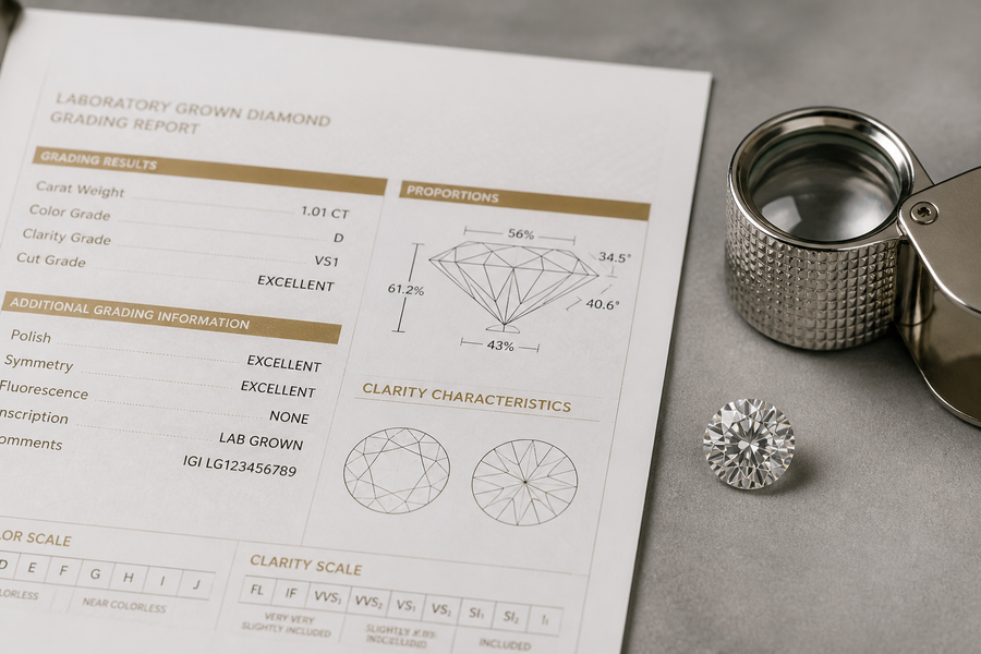 How to Read an IGI Diamond Certificate Step by Step