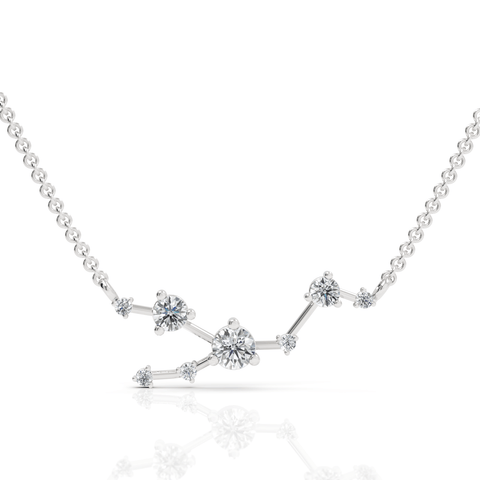 0.53 CT Taurus Lab Grown Diamond Pendant in white gold