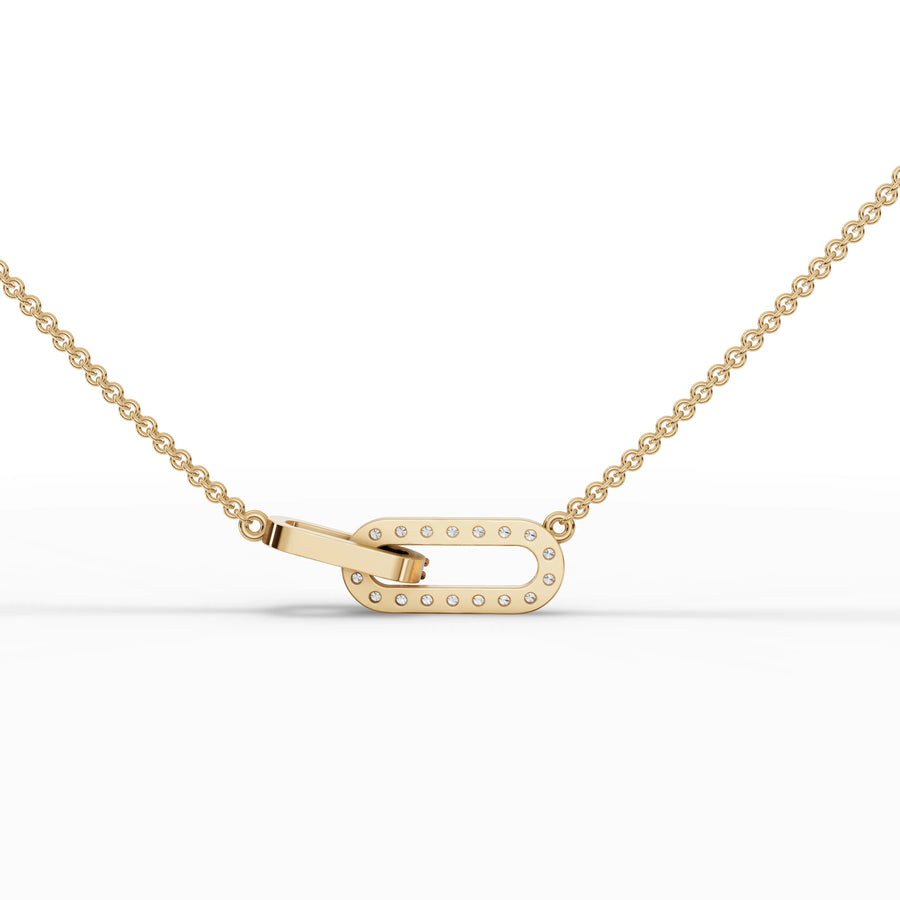 Yellow gold loop structure detail