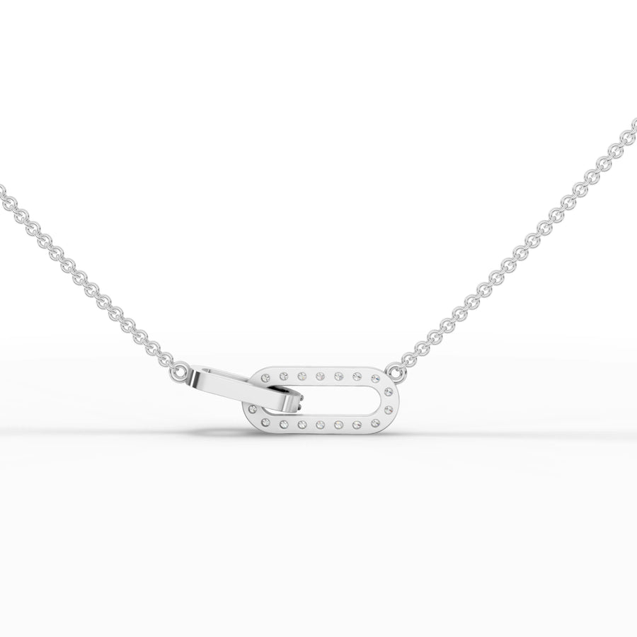 White gold loop curvature detail