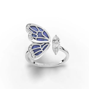Pear Statement Rings