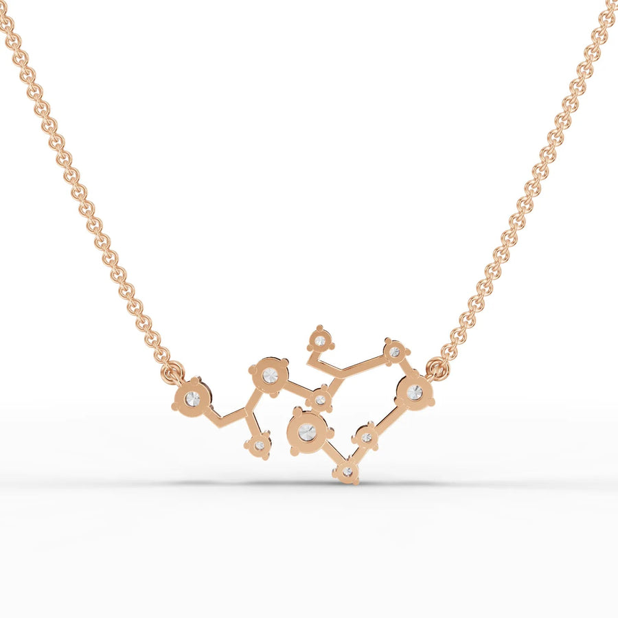Rose gold diamond placement macro