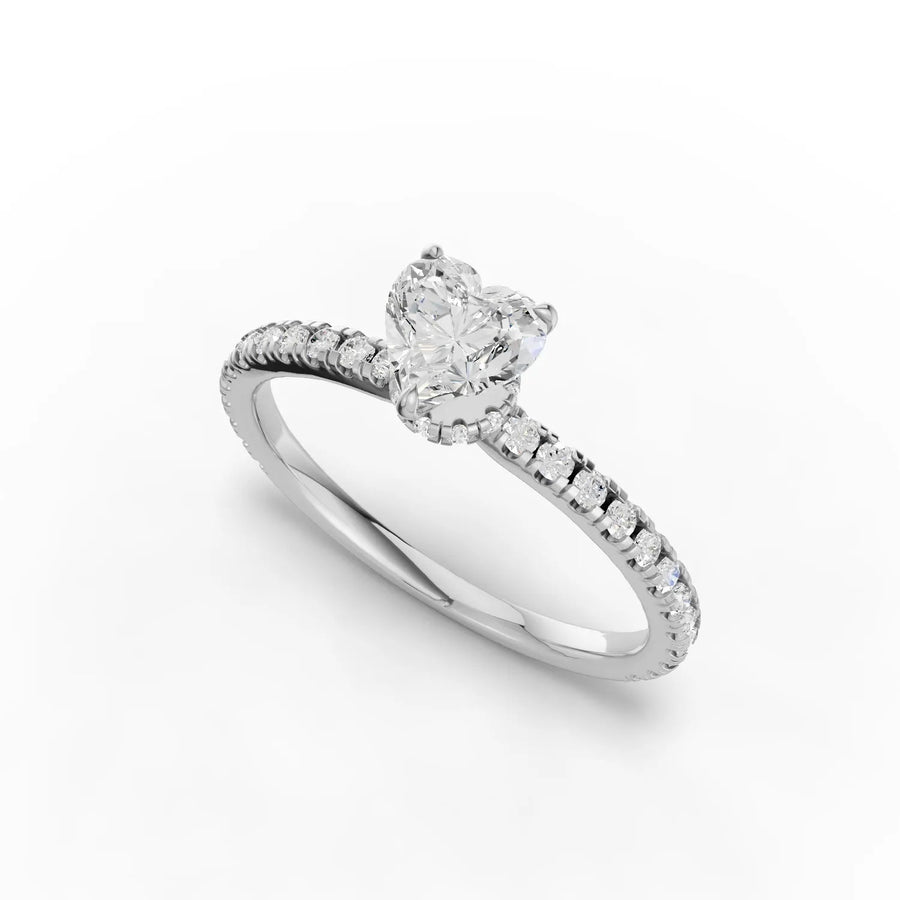 White gold pavé seating macro