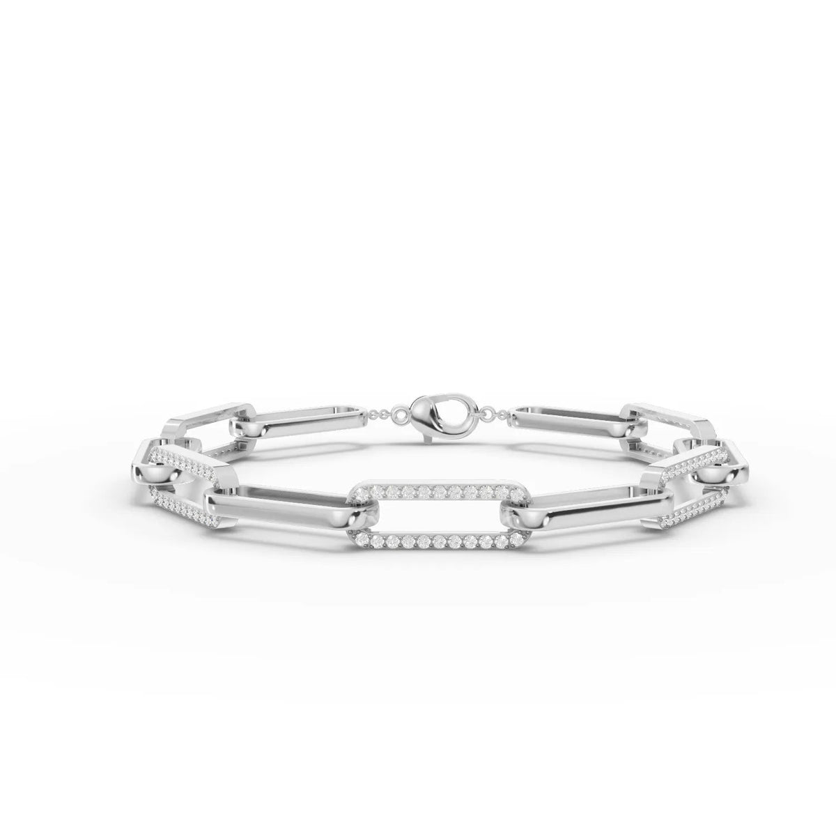 White gold link structure detail