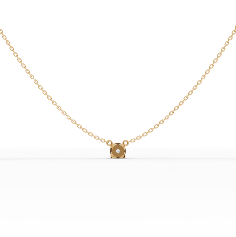 1.00 Ct Round Solitaire Lab Grown Diamond Pendant, view 6