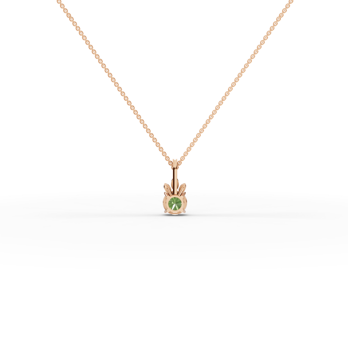 1.54 CT Round Halo Lab Grown Diamond Pendant, view 6