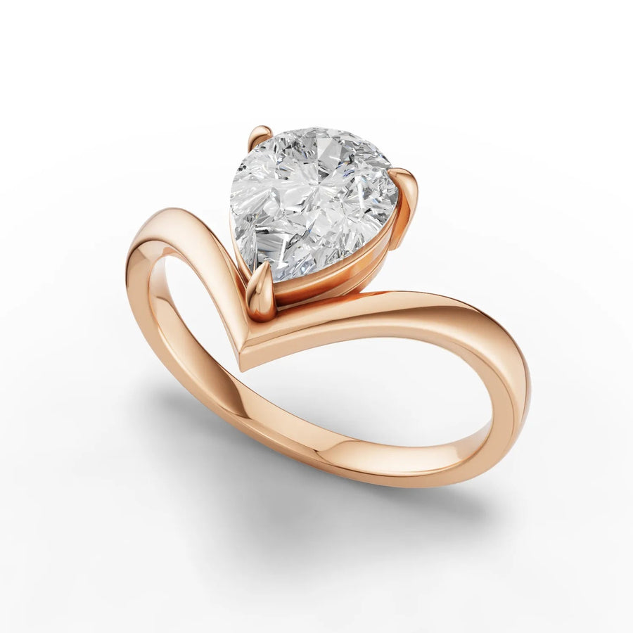 Rose gold prong alignment macro