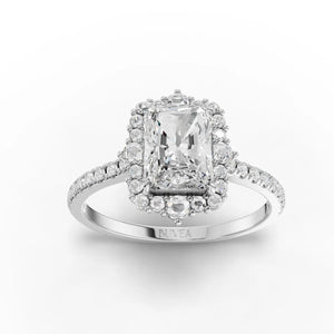 Radiant Halo Rings