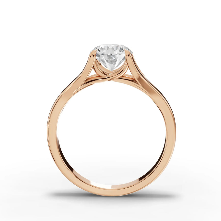 Rose gold band polish detail