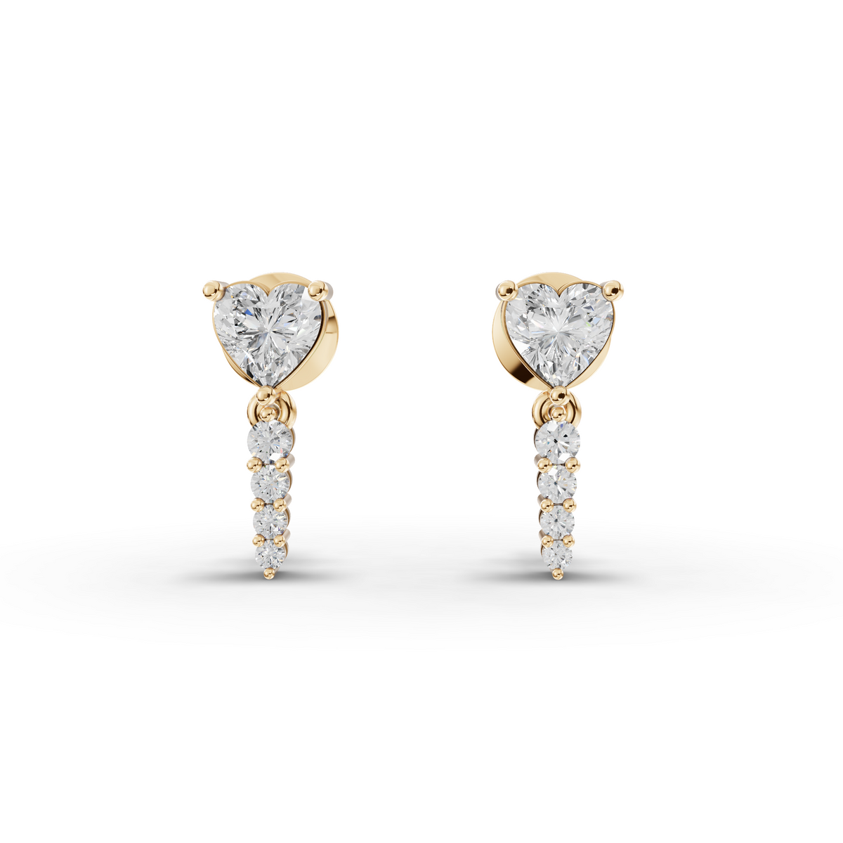 2.78 CT Heart Lab Grown Diamond Set, view 11