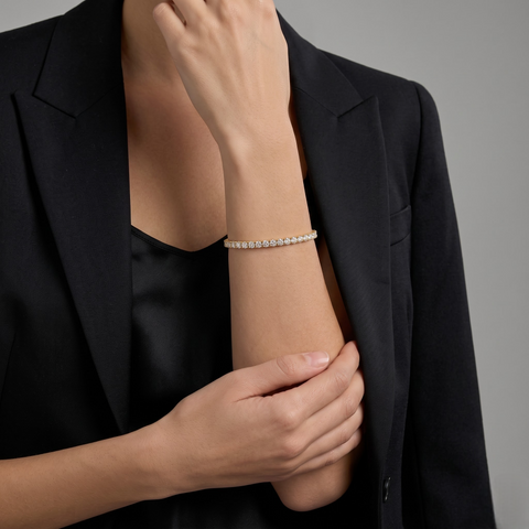 6.00 Ct Apx Round Tennis Bracelet Diamond