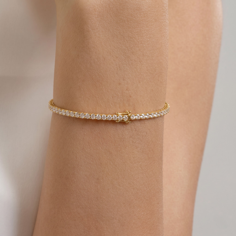 3.00 Ct Apx Round Tennis Bracelet Diamond