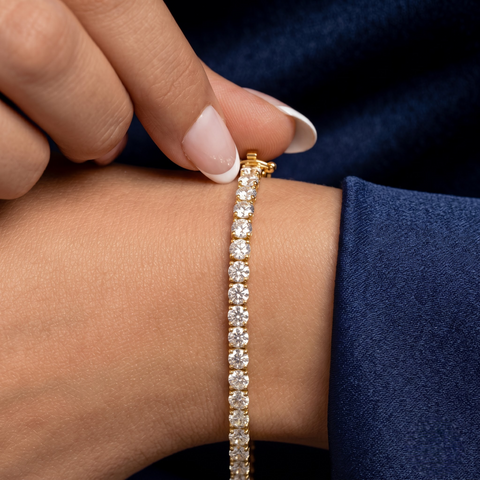 7.00 Ct Apx Round Tennis Bracelet Diamond