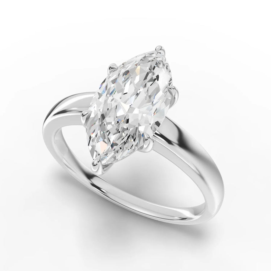 White gold prong configuration detail