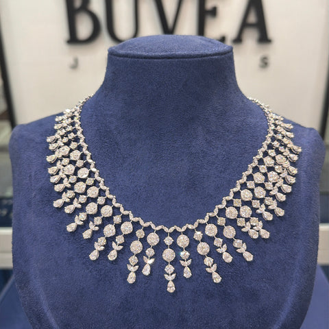 Lab-Grown Diamond Statement Choker Necklace