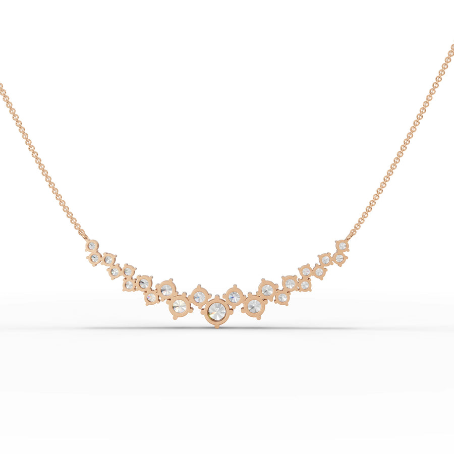 Rose gold curvature and gradient detail