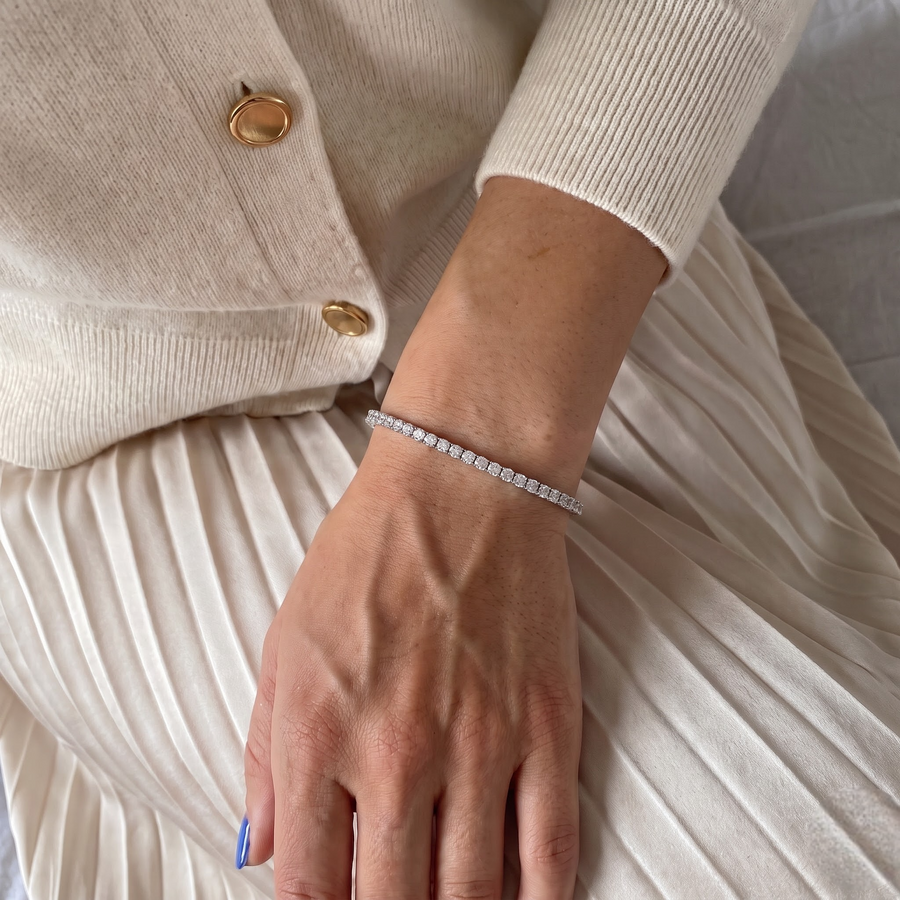 5.00 Ct Apx Round Tennis Bracelet Diamond