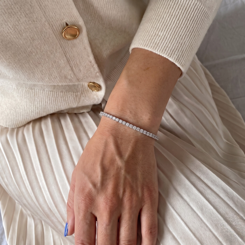5.00 Ct Apx Round Tennis Bracelet Diamond