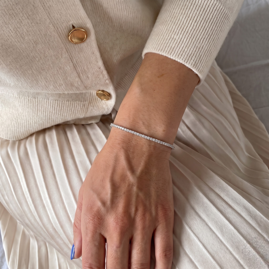 2.00 Ct Apx Round Tennis Bracelet Diamond