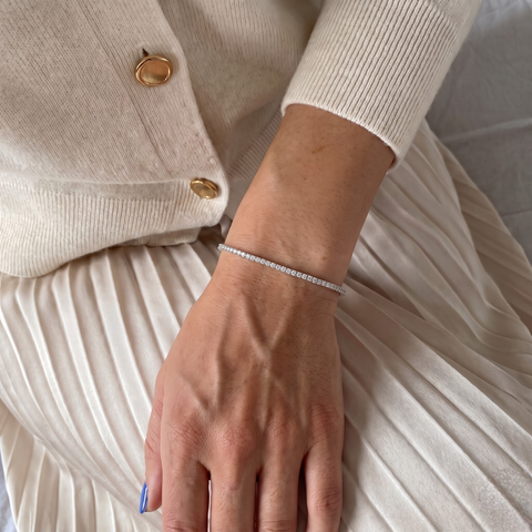 2.00 Ct Apx Round Tennis Bracelet Diamond