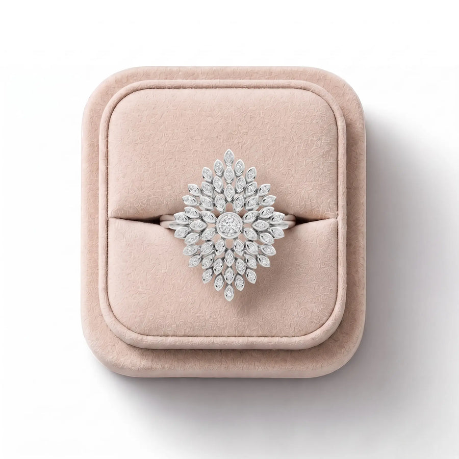 0.24 CT Round Statement Lab Diamond Ring