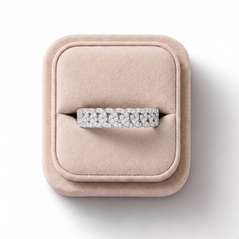 0.43 CT Round Lab Diamond Full Eternity Band