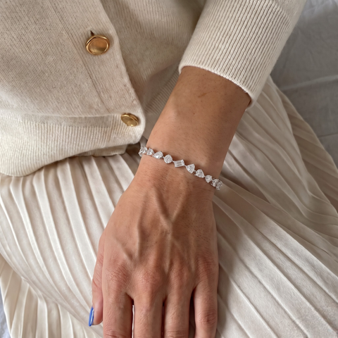 9.17 Ct Multi-Shape Tennis Bracelet
