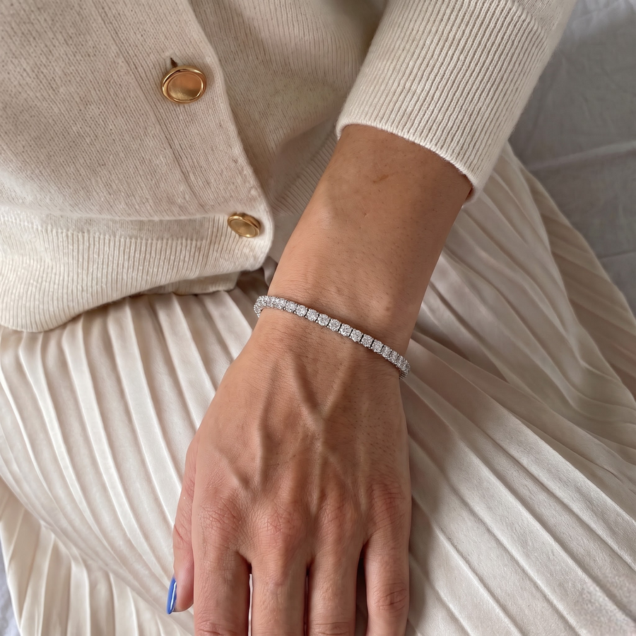 4.00 Ct Apx Round Tennis Bracelet Diamond