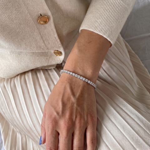 4.00 Ct Apx Round Tennis Bracelet Diamond