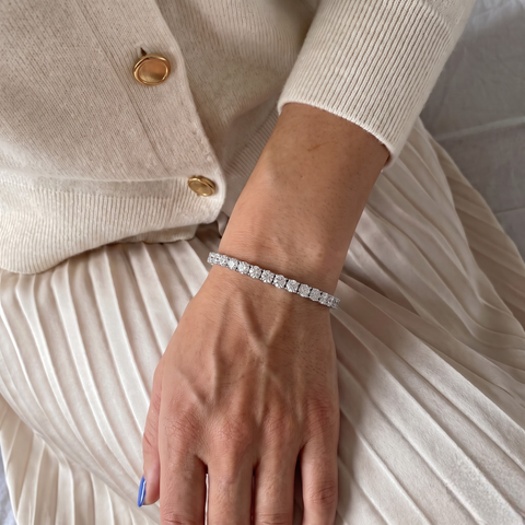 8.00 Ct Apx Round Tennis Bracelet Diamond